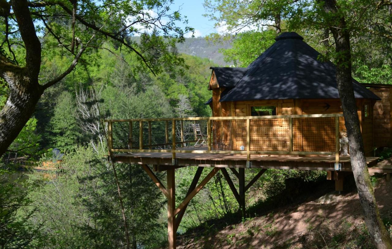 Ma Cabane En Aveyron Conques-en-Rouergue Exteriér fotografie