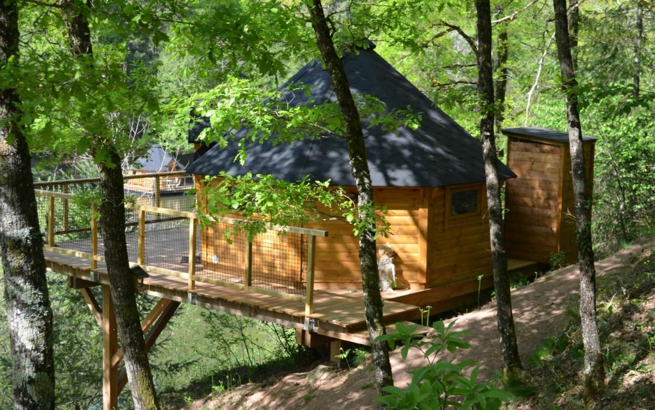Ma Cabane En Aveyron Conques-en-Rouergue Exteriér fotografie